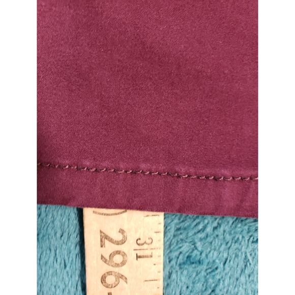 Gloria Vanderbilt Jeans Size 14 Womens Red Denim Pants Low Rise Slim Sadie NWT - Picture 9 of 14